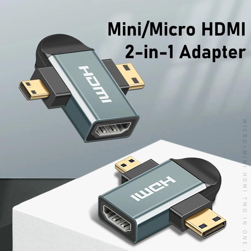 2-in-1 ̴  ũ HDMI HDMI   4K HD   Ʈ º PC TV ī޶ ޴ ȭ ׼